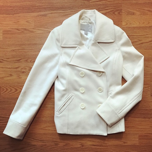 Old Navy Cream Peacoat - Picture 1 of 4